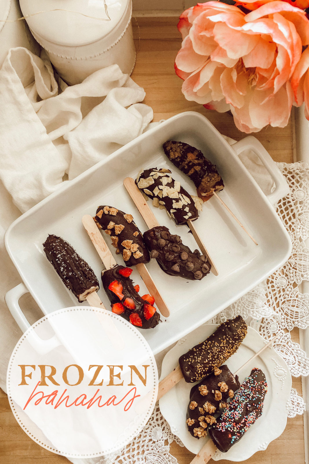 Frozen Bananas A Fun Easy Recipe Casey Wiegand Of The Wiegands   Frozen Bananas Pin 1067x1600 