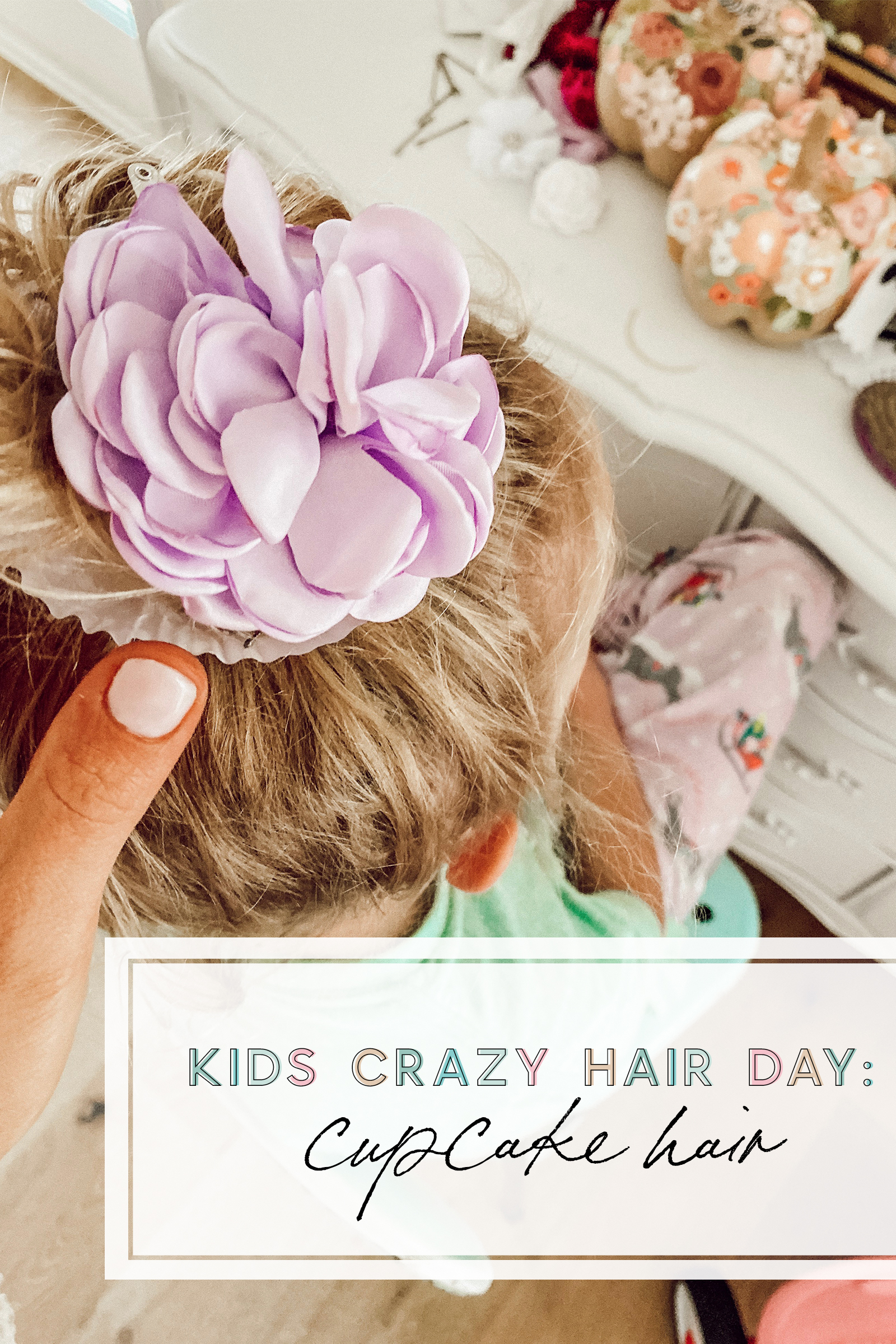 Crazy Hair Day: Cupcake Hair & more ideas - Casey Wiegand of The