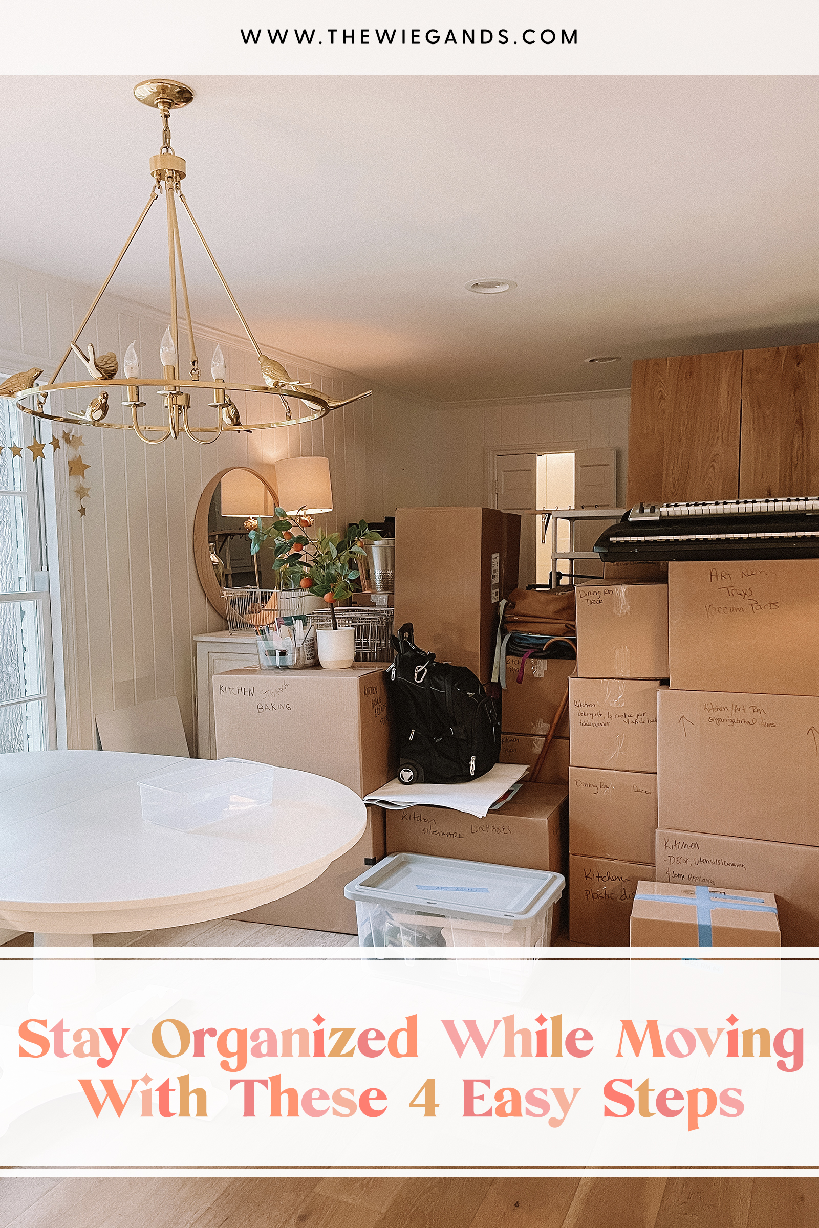 moving organization tips ideas