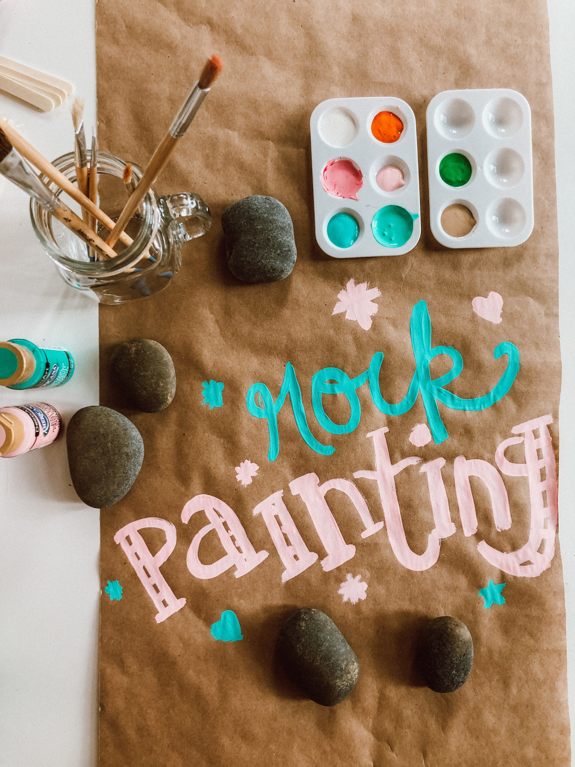 rock painting ideas easy