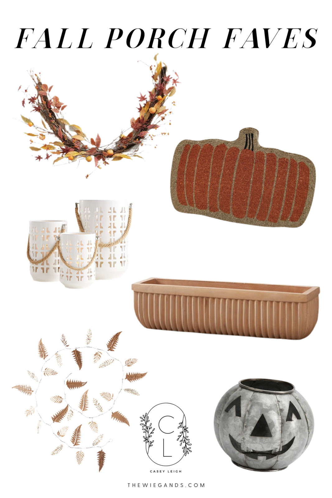 Fall Porch Faves Casey Wiegand of The Wiegands