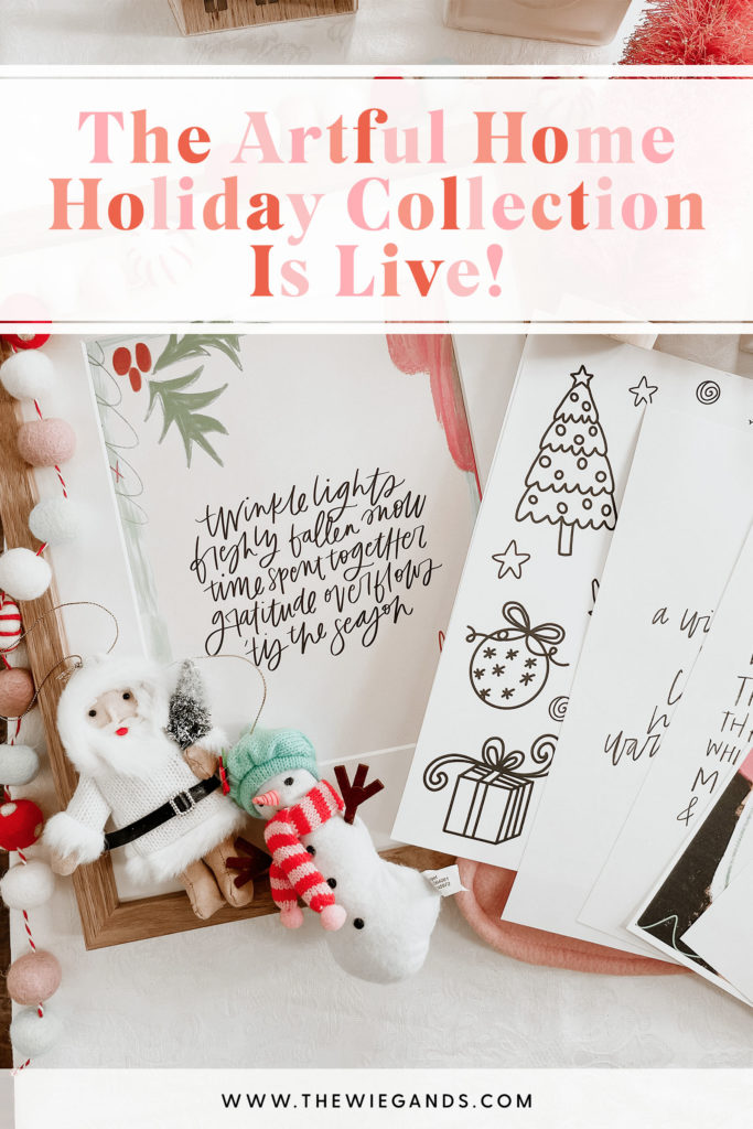 The Artful Home Holiday Collection Is Live! Casey Wiegand of The Wiegands