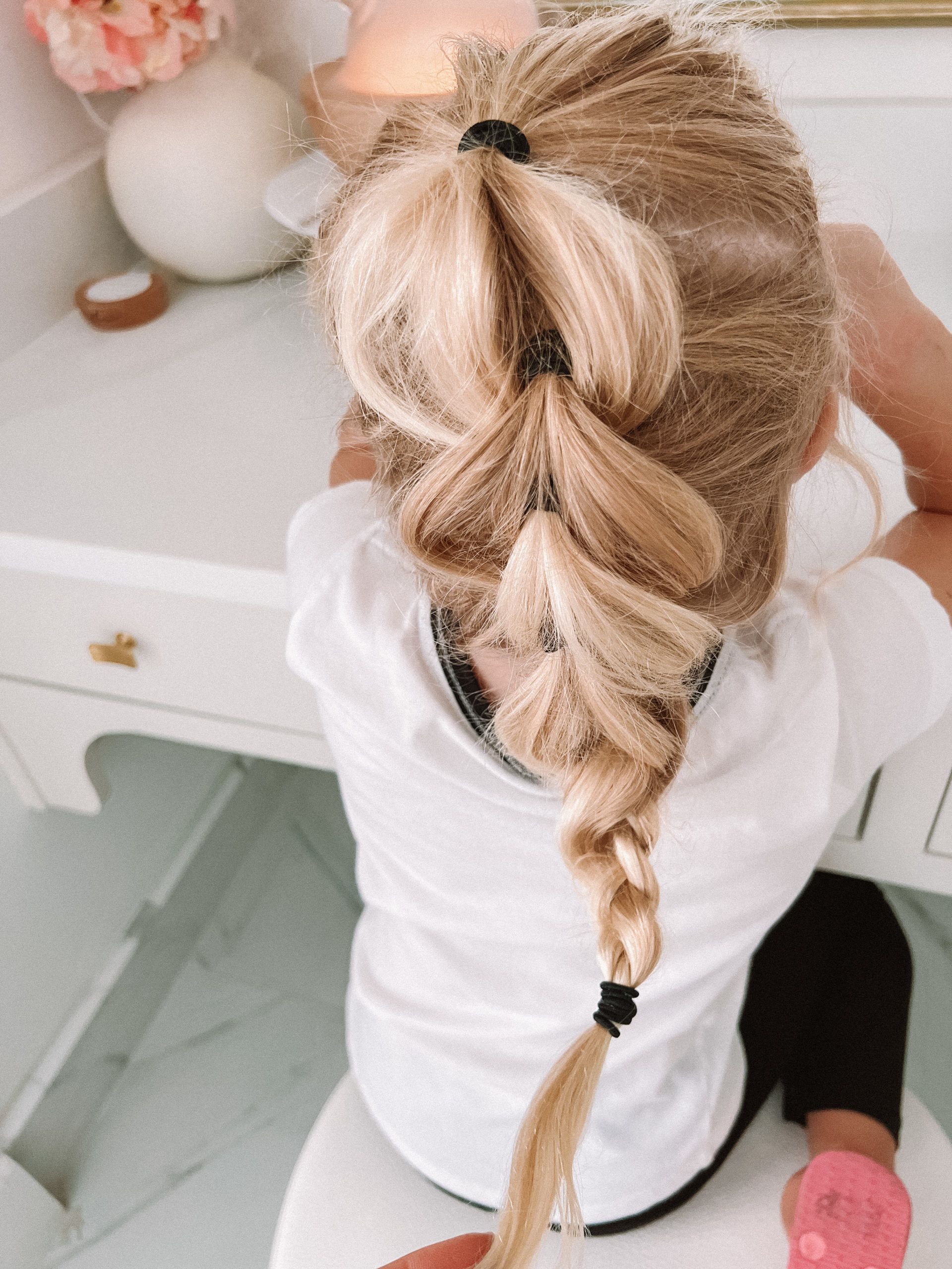 Easy Braided Ponytail Tutorial - Casey Wiegand of The Wiegands