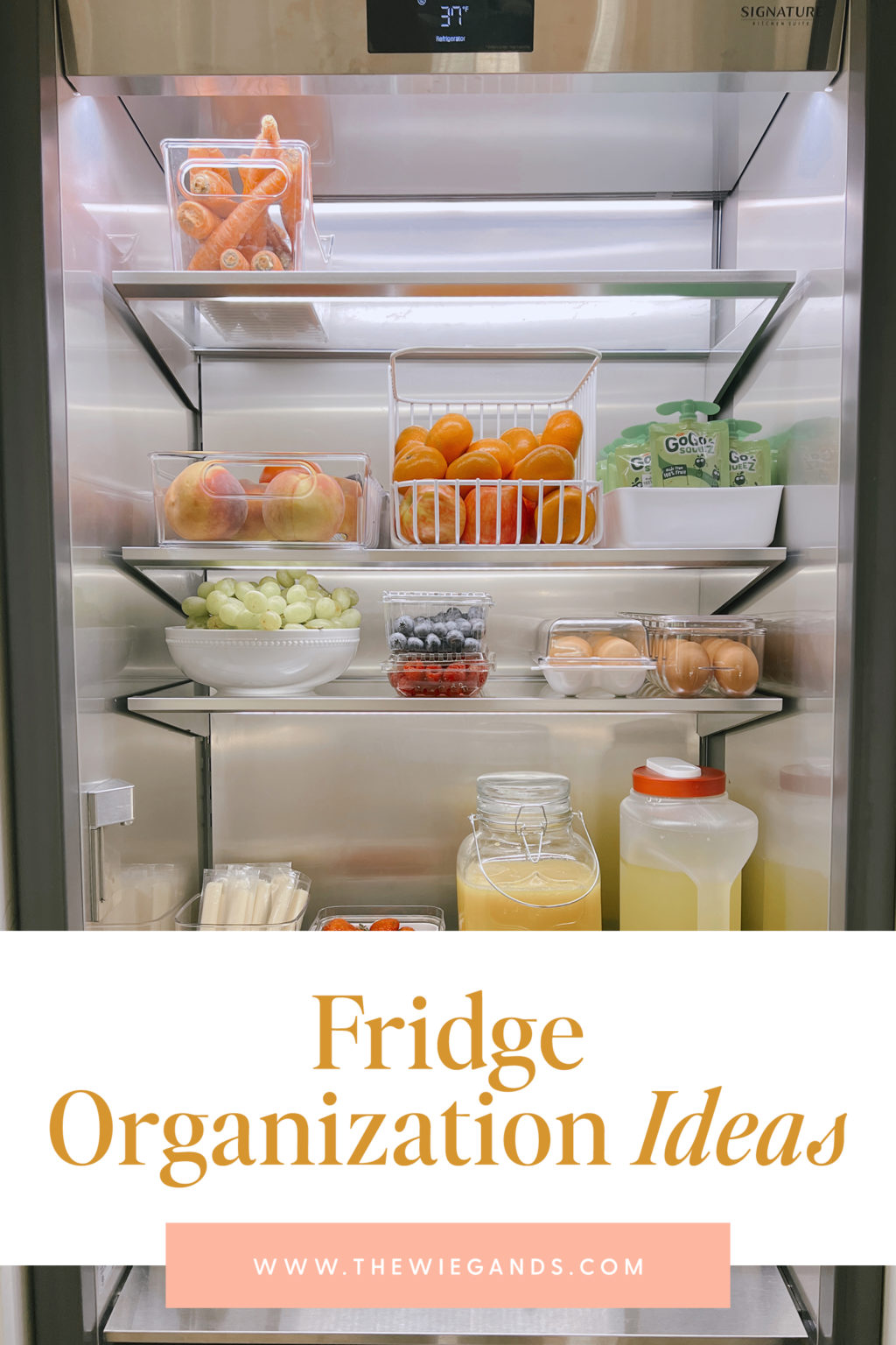 Fridge Organization Tips (Restock With Me) Casey Wiegand of The Wiegands