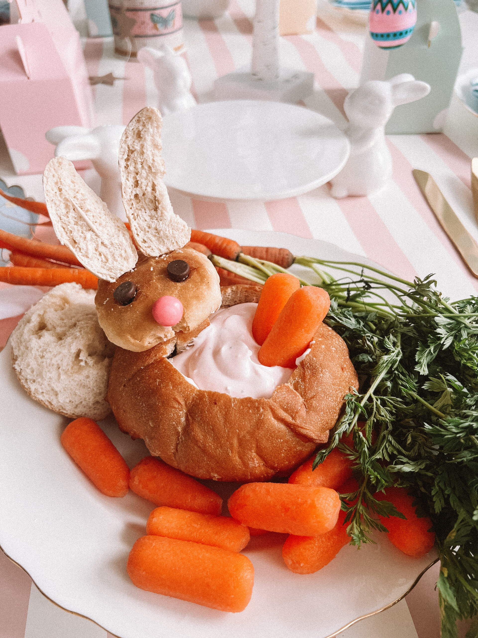 bunny bread bowl dip