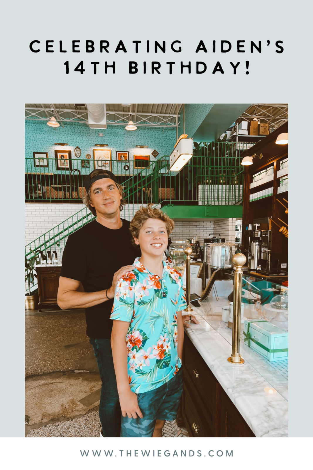 Teen Boy Birthday Ideas - Casey Wiegand of The Wiegands