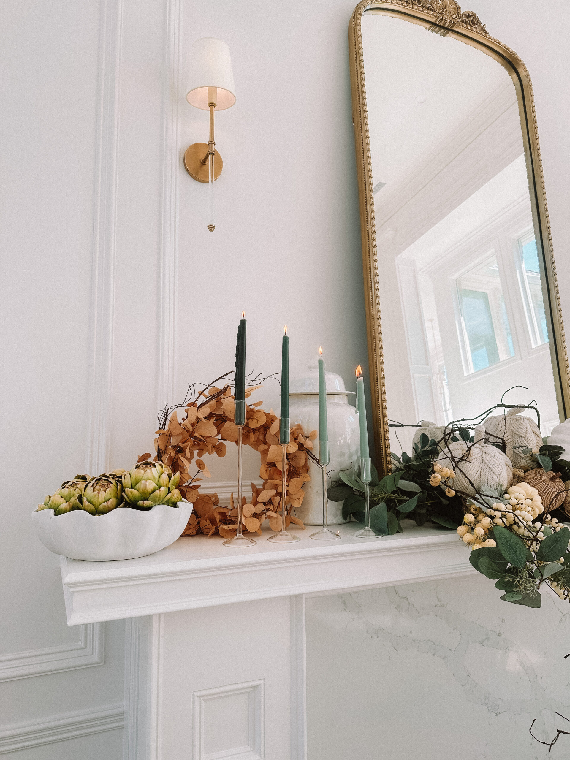 fall decor ideas for the home mantle casey wiegand