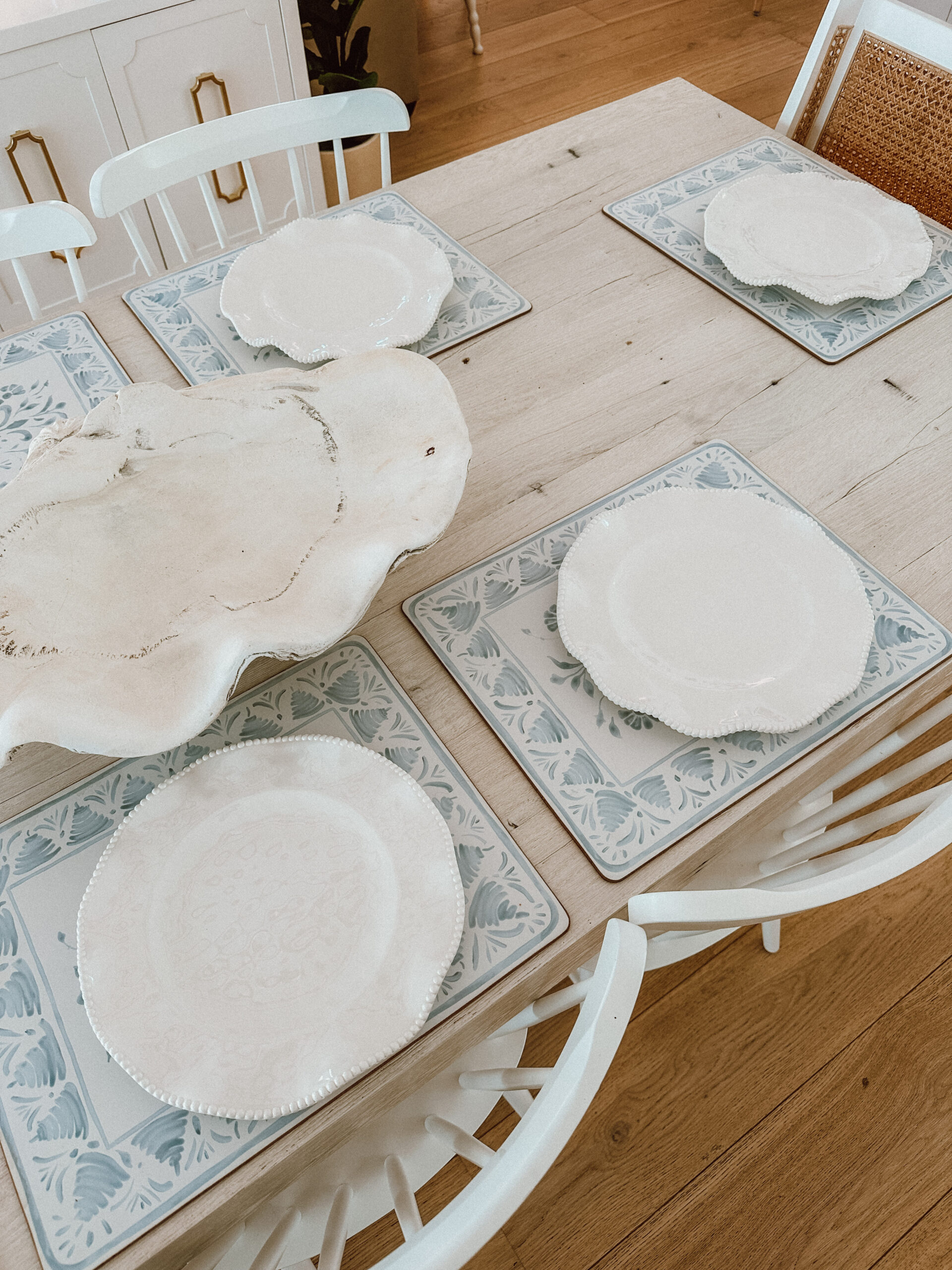 Beautiful Scalloped Plates - Casey Wiegand of The Wiegands