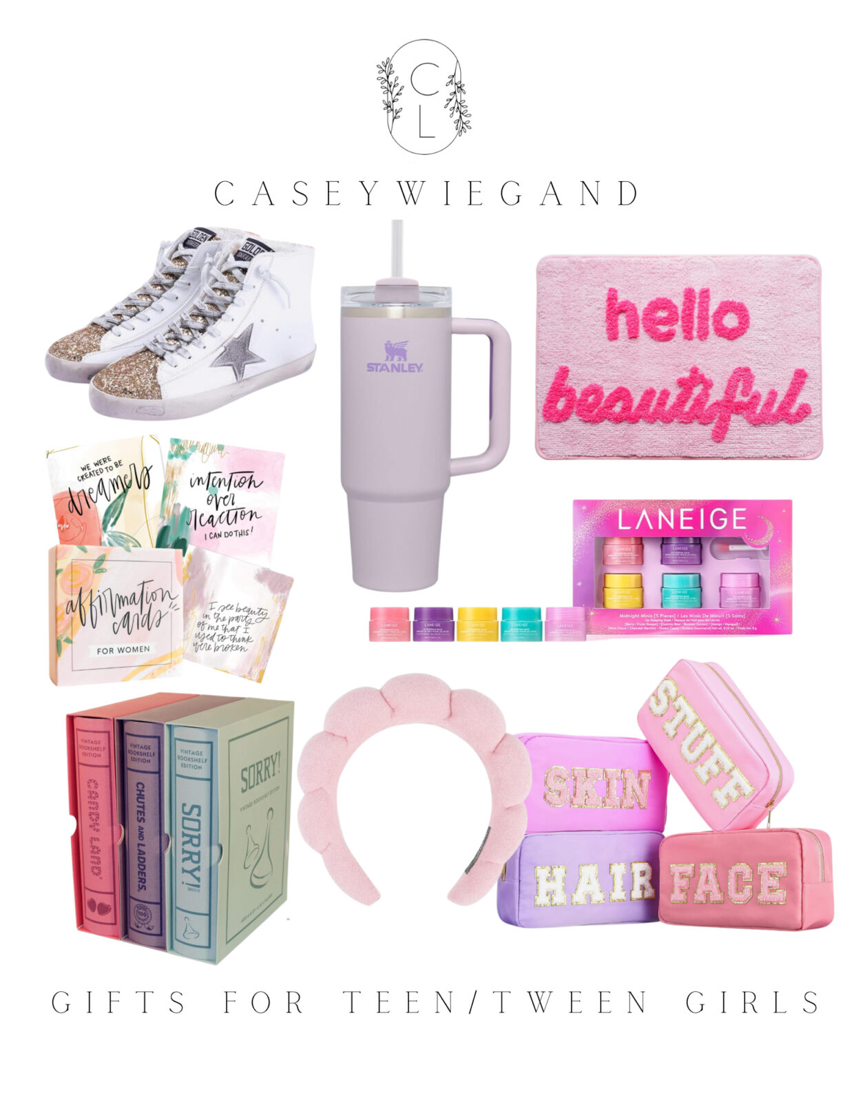 Gift Guide For Teen Girls Casey Wiegand of The Wiegands