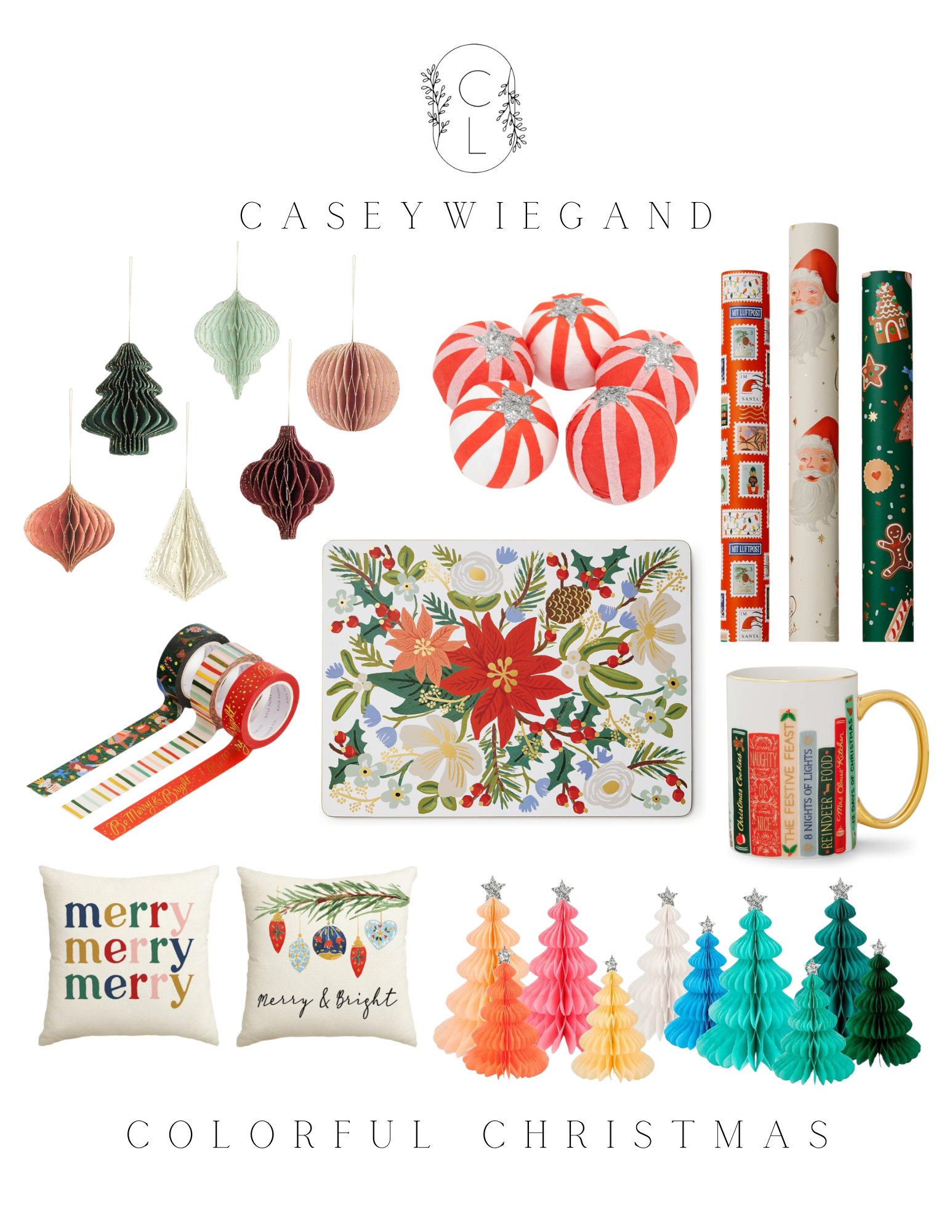 holiday gift guide home decor colorful 