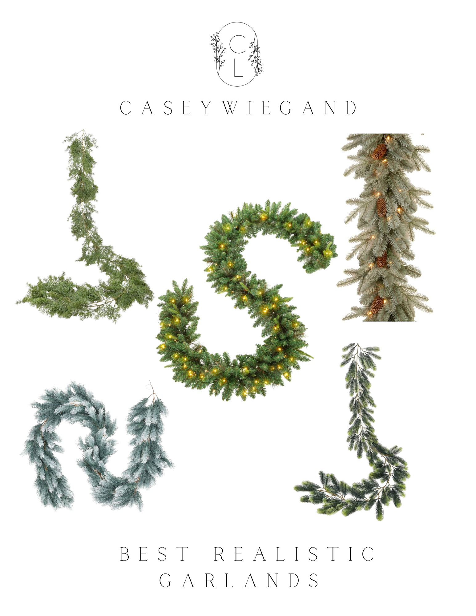 holiday gift guide home decor garland