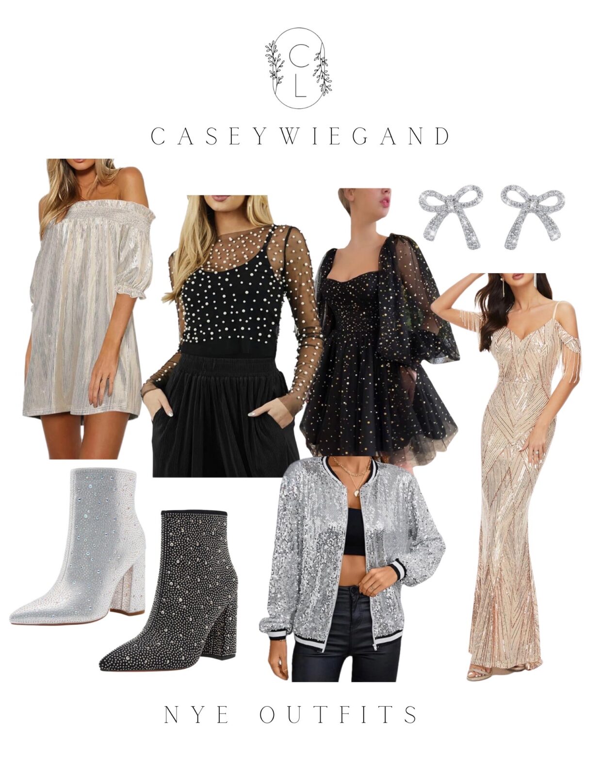 New Years Eve Outfits - Casey Wiegand of The Wiegands
