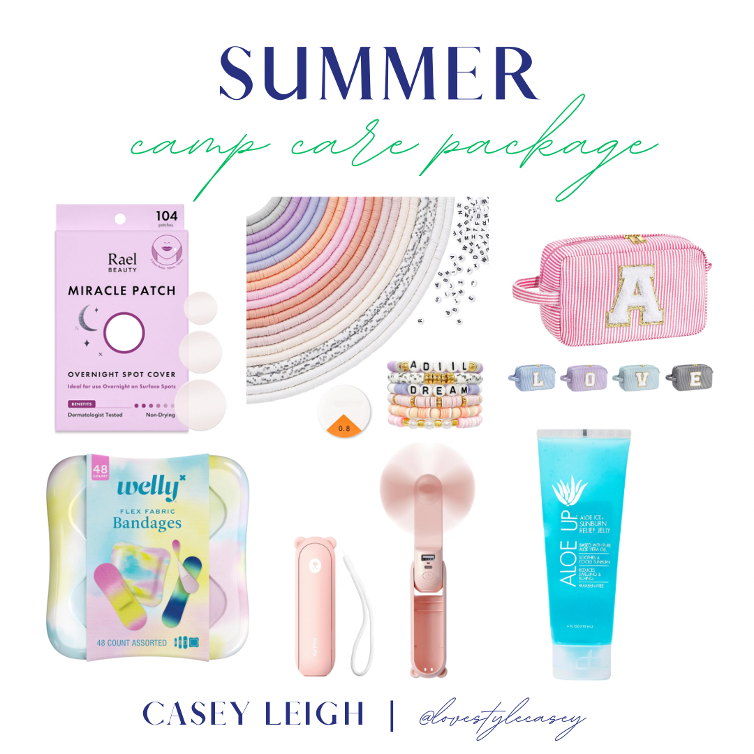 camp care packages camp mail casey wiegand blog camp list welly bandaids 