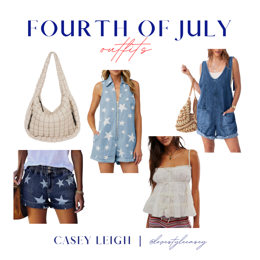 Patriotic Outfit Independence Day Fashion Summer Outfit Casual Chic amazon 4th of july 