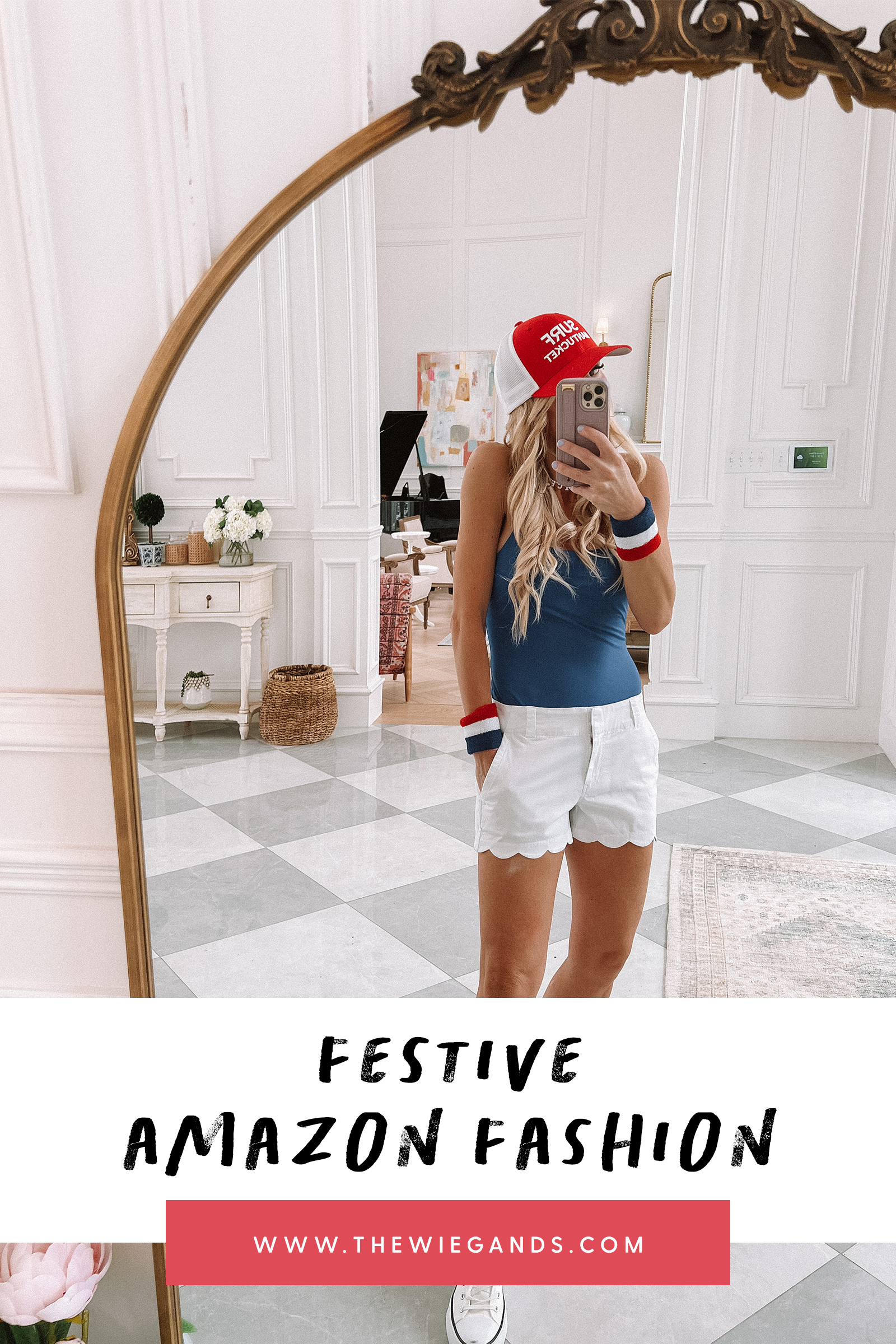 casey wiegand blog 4th of july fashion 4th of July Outfit Denim Romper Star Romper White Tank Top Quilted Bag Star Jean Shorts