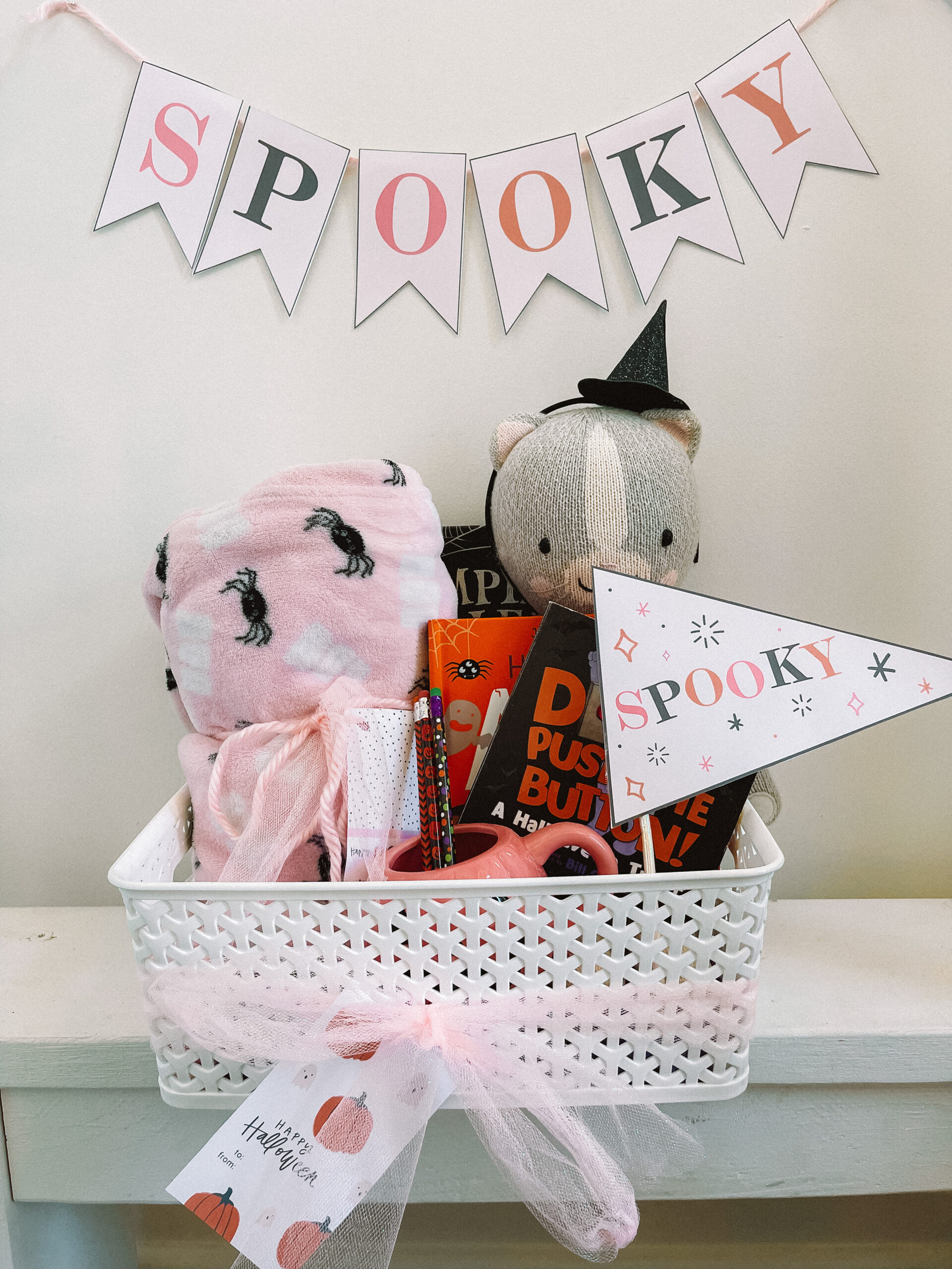 Boo Basket ideas, Halloween gift baskets, non-candy Halloween gifts