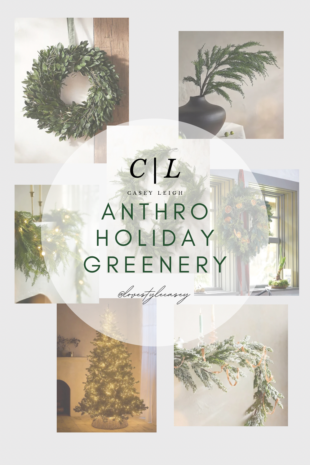 anthro holiday greenery