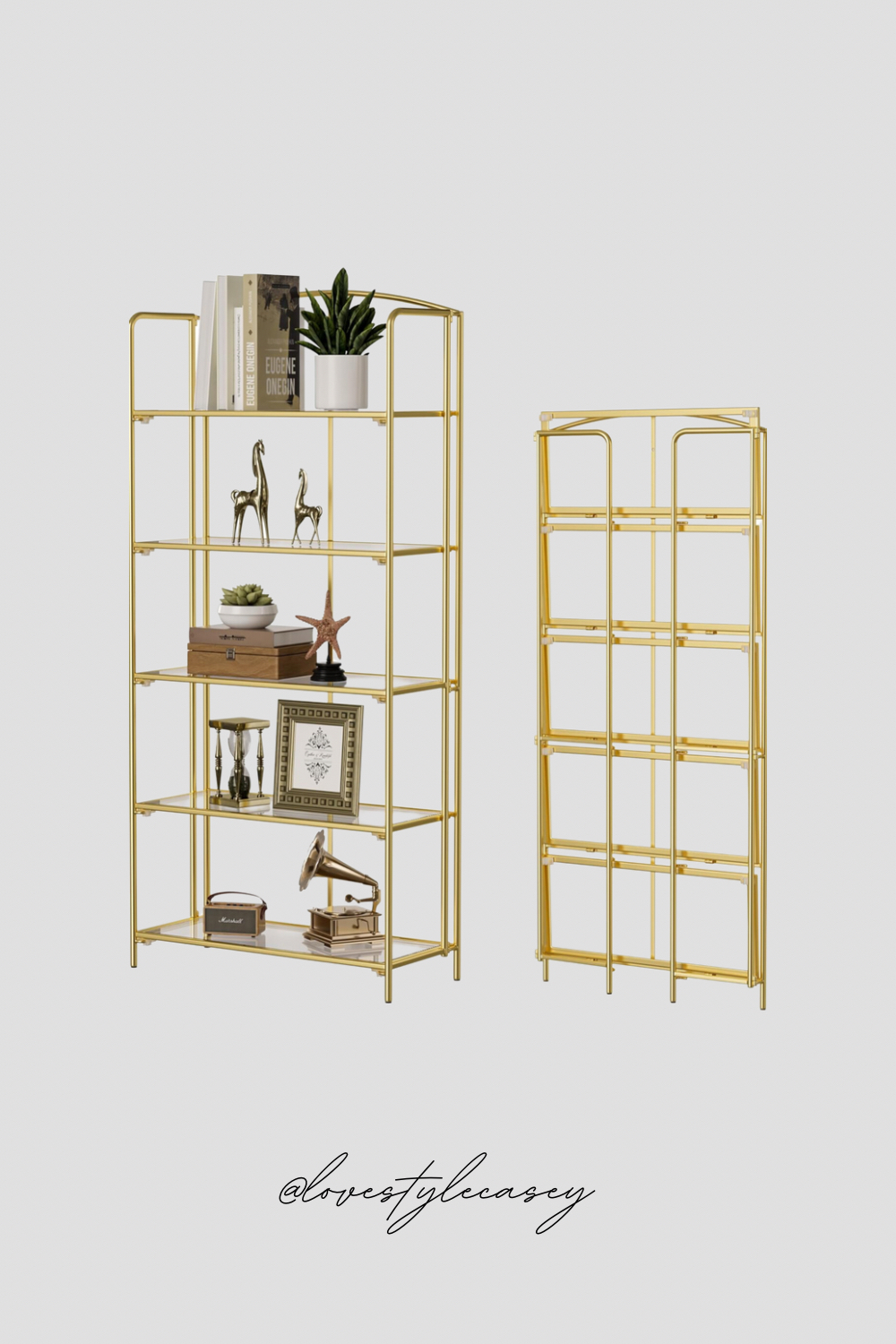 gold shelf