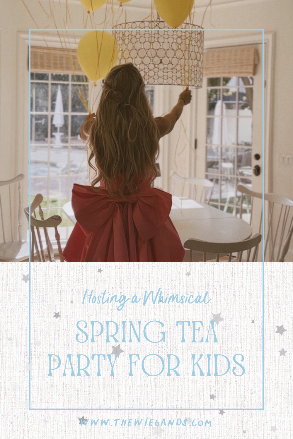 hosting a whimsical spring tea party for kids