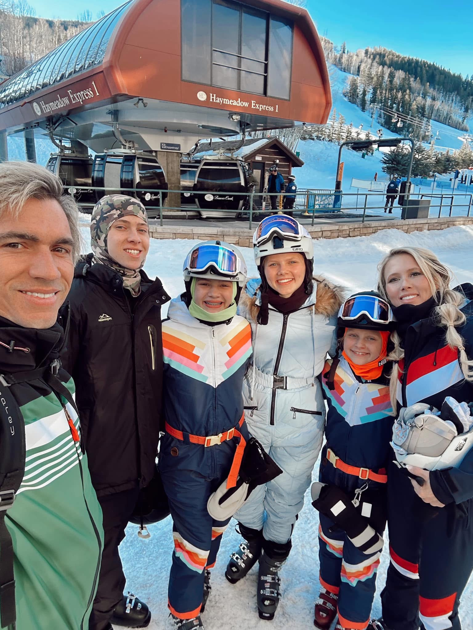 Beaver Creek family skiing