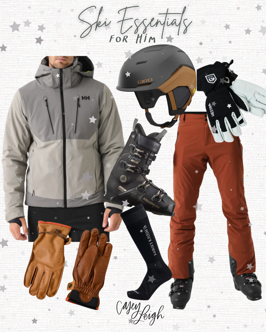 ski essentials for him 