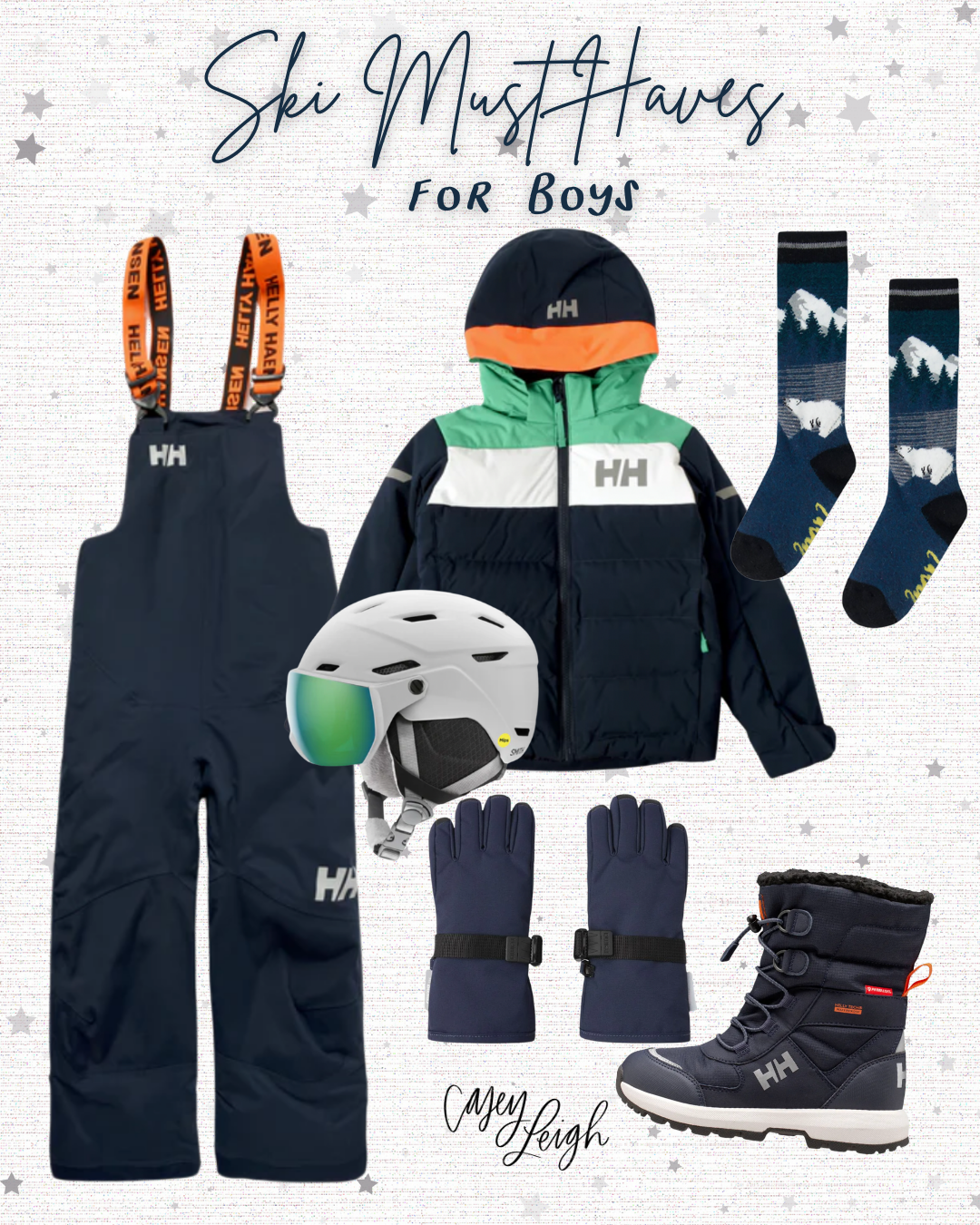 ski trip packing essentials for boys