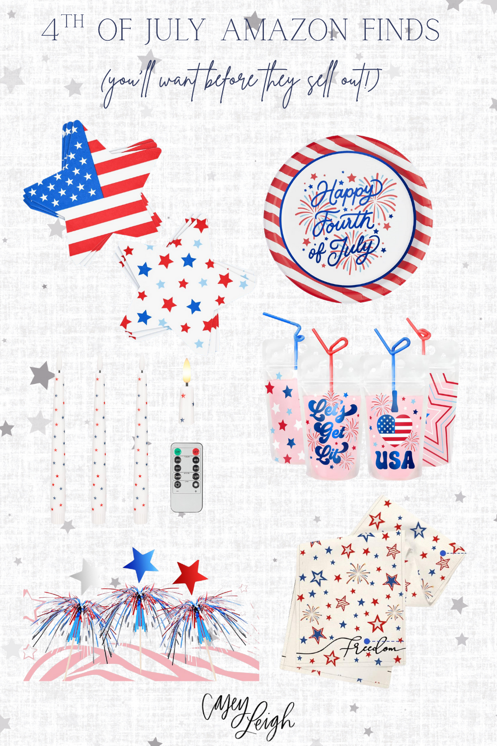 4th of july amazon finds table decor 
