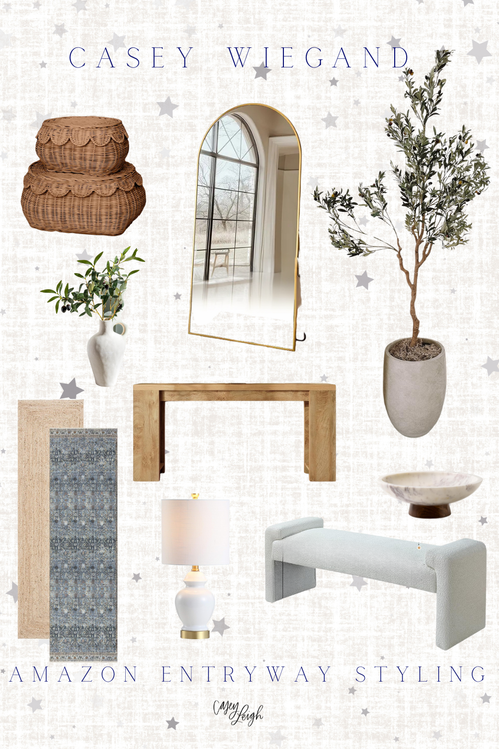 entryway styling for summer