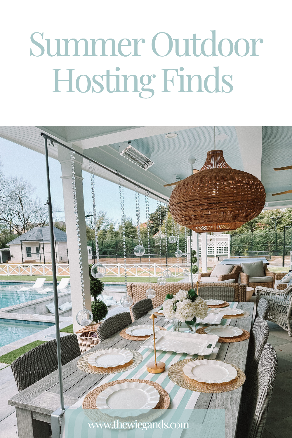 summer outdoor hosting finds pinterest pins