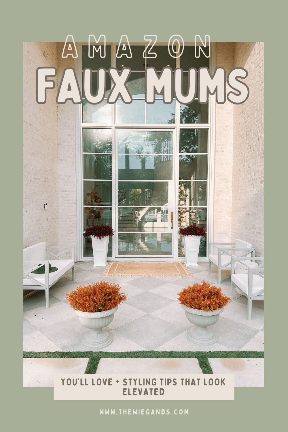 amazon faux mums