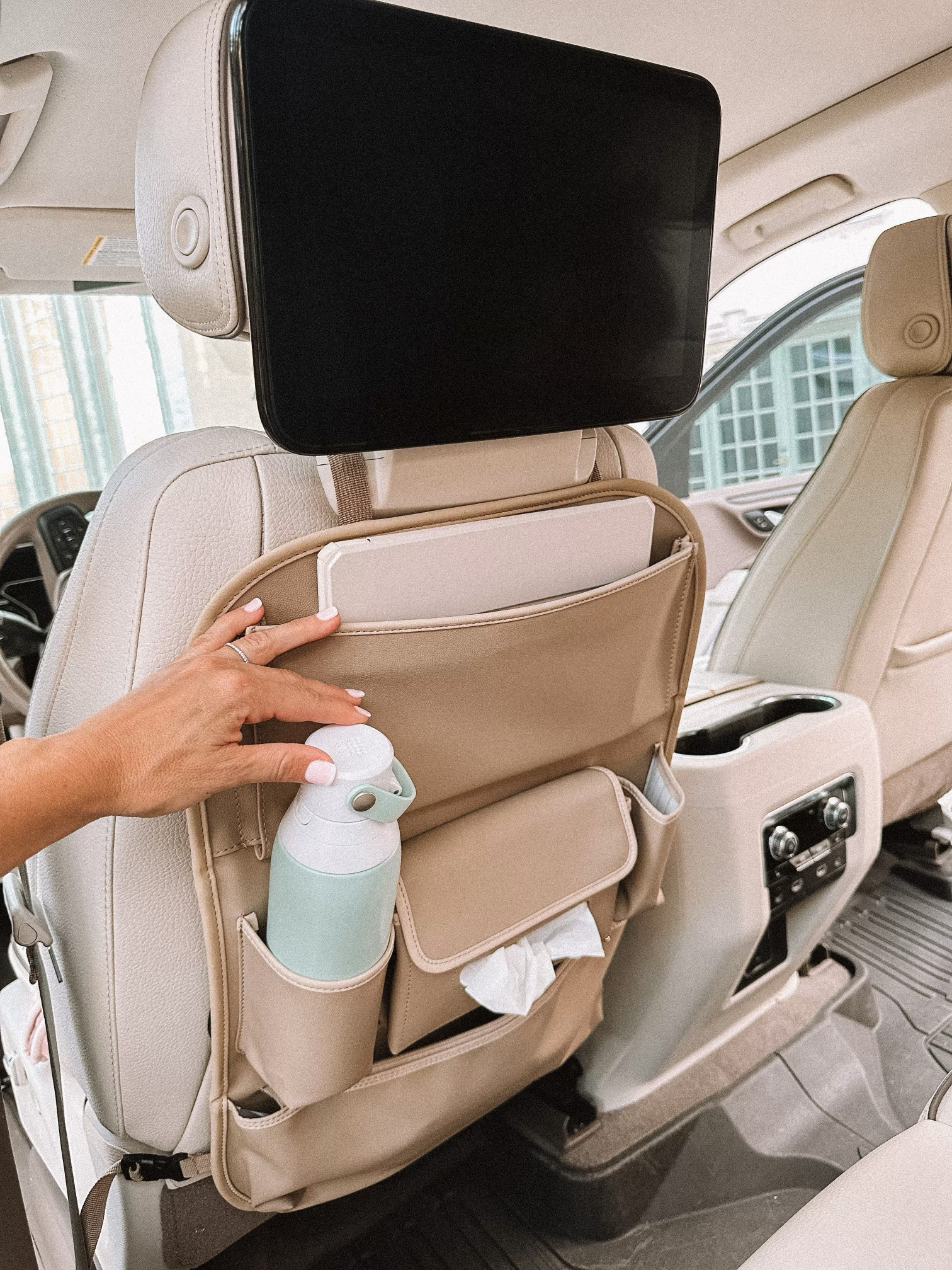 car organization for busy moms