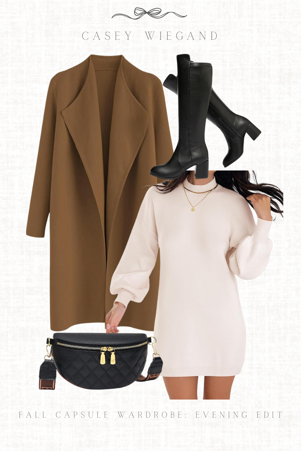 fall capsule wardrobe evening edit