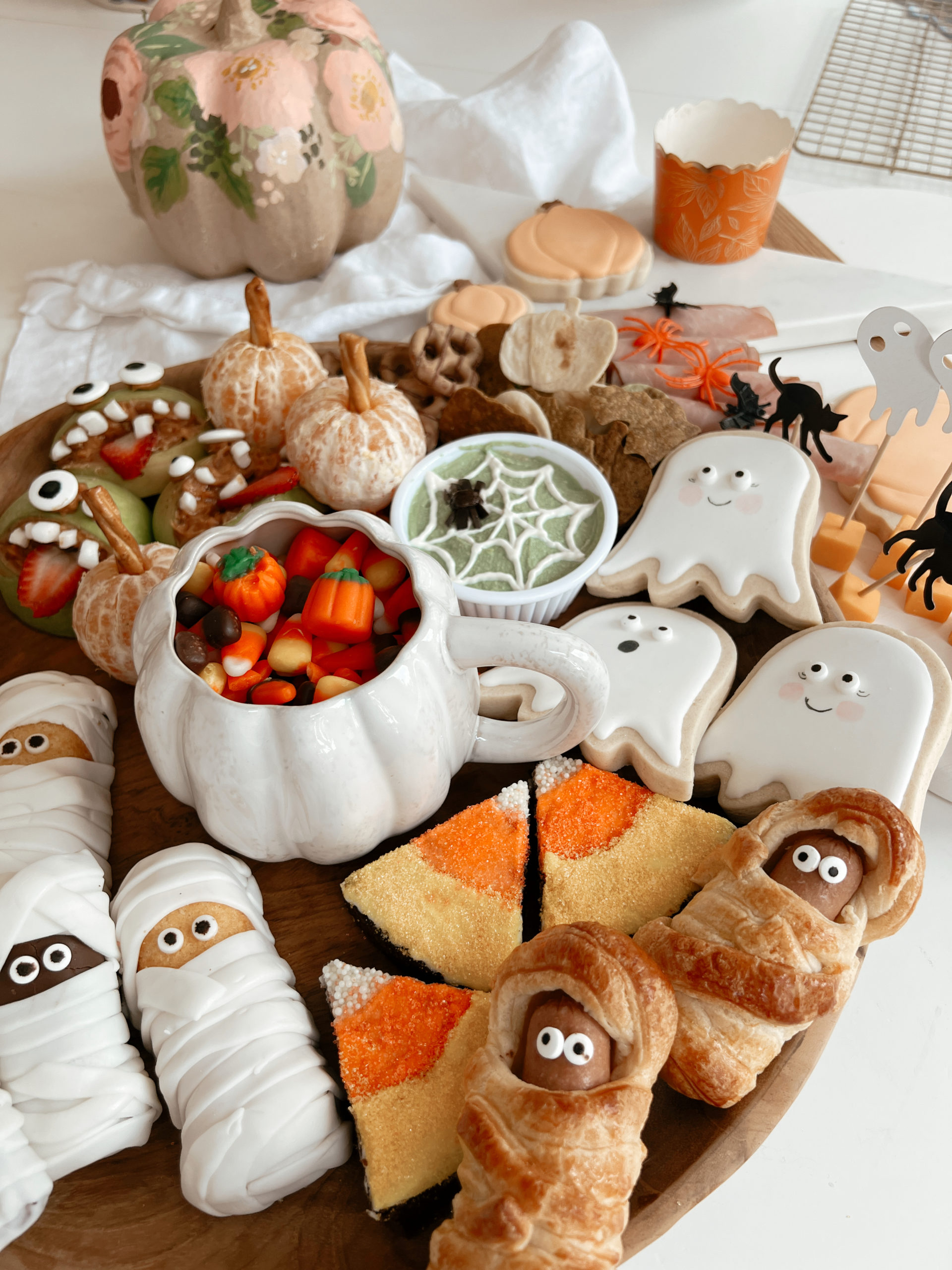 spooky snack board 