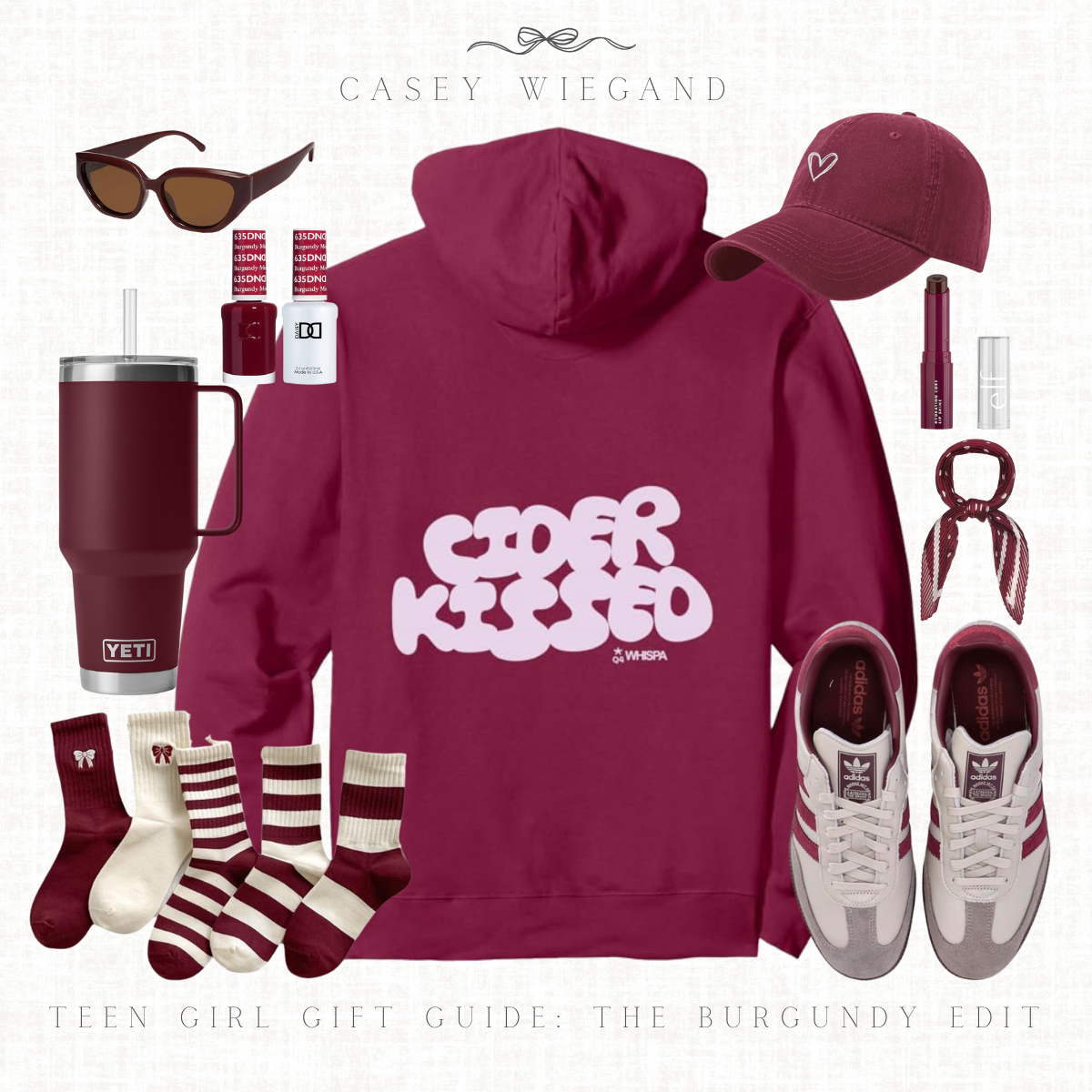 whispa the burgundy edit