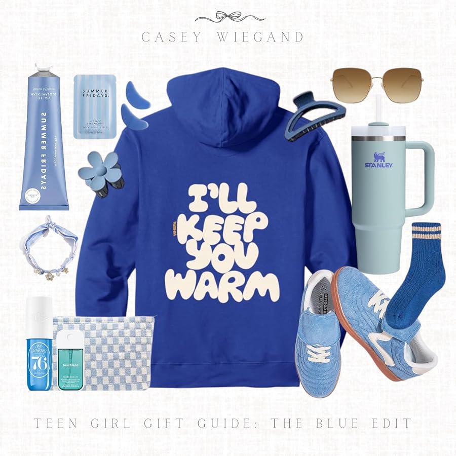 teen girl gift guide blue edit